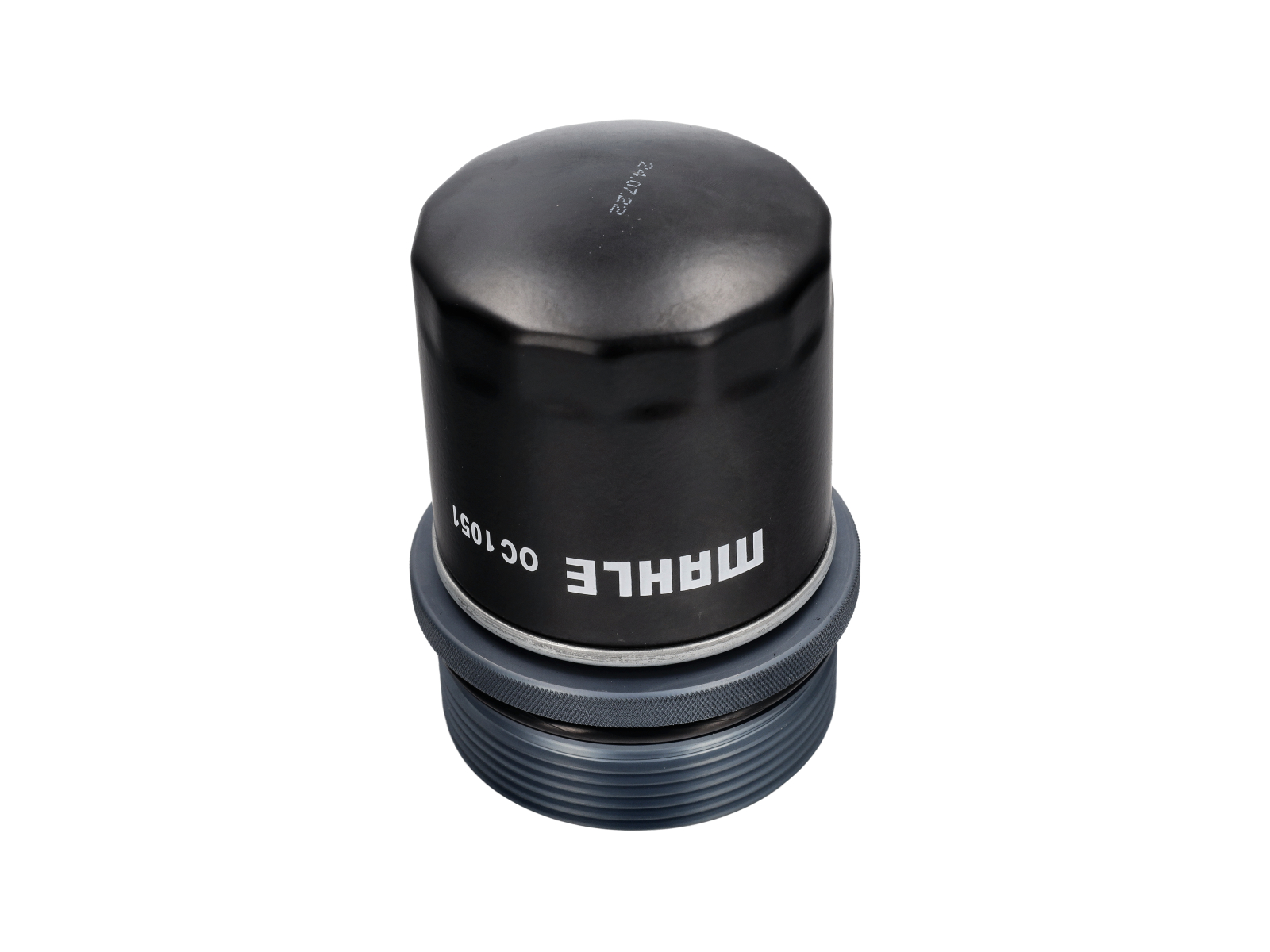 Spin off oil filter adapter with Mahle oil filter gallery image
