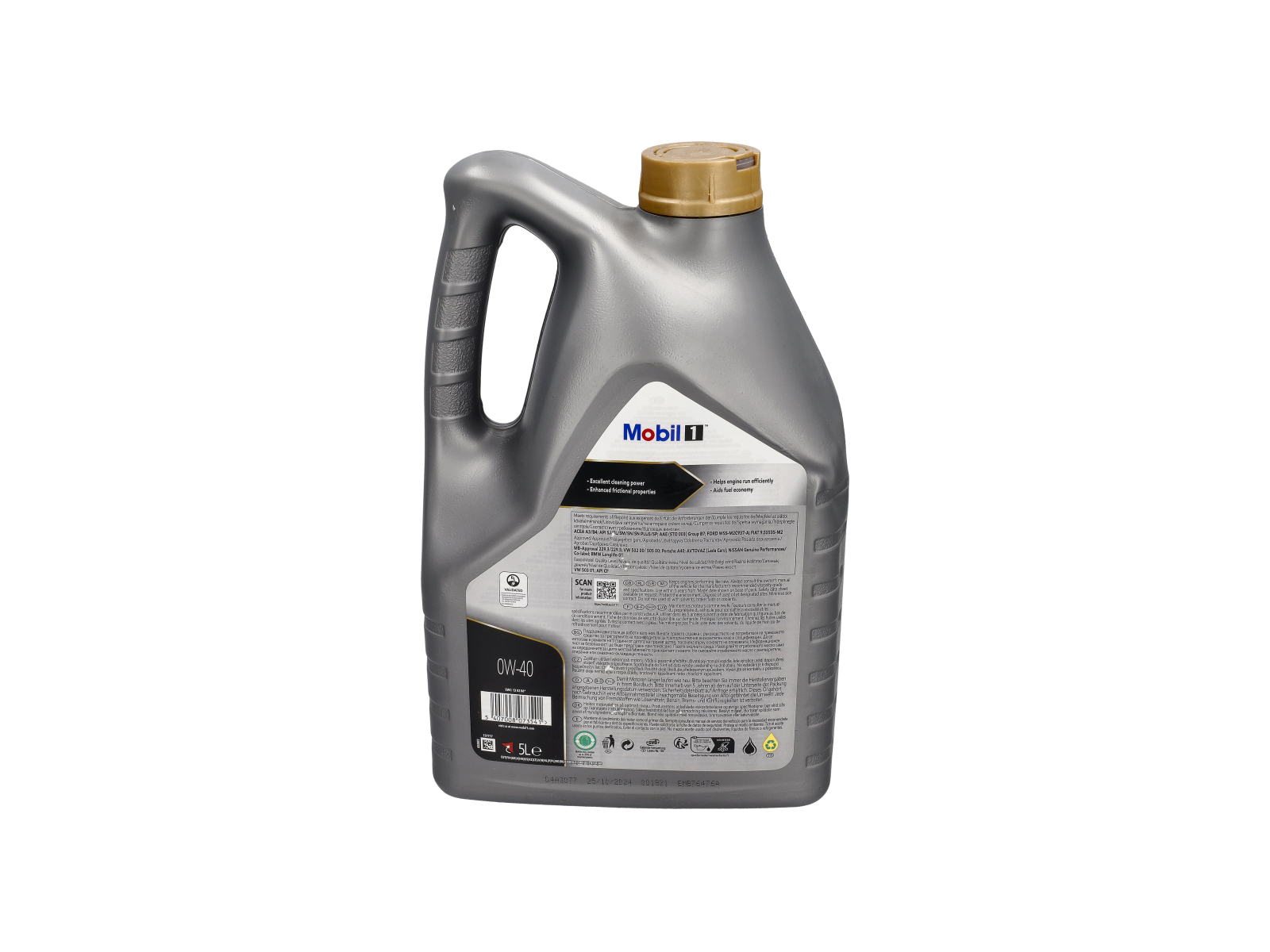 Mobil 1 Engine Oil 0W/40 Fully Synthetic New Life gallery image